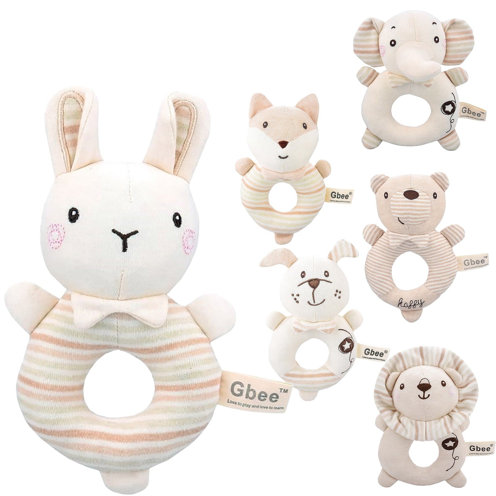 2026 2026 Upgrade Toys for 0 3 6 9 to 12 Months, Teething Rattle Toys, Infant Girl Boy Learning Toy, Newborn Baby Infant Soft Rattles Teether Hanging Toys