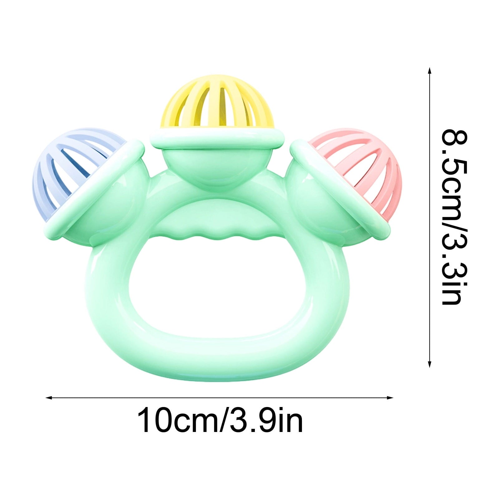 Luoshdecor Soothing Fun Toys Jingle Bells Rattles Toys Shaking Bells Small Jingle Music Instruments for Kids