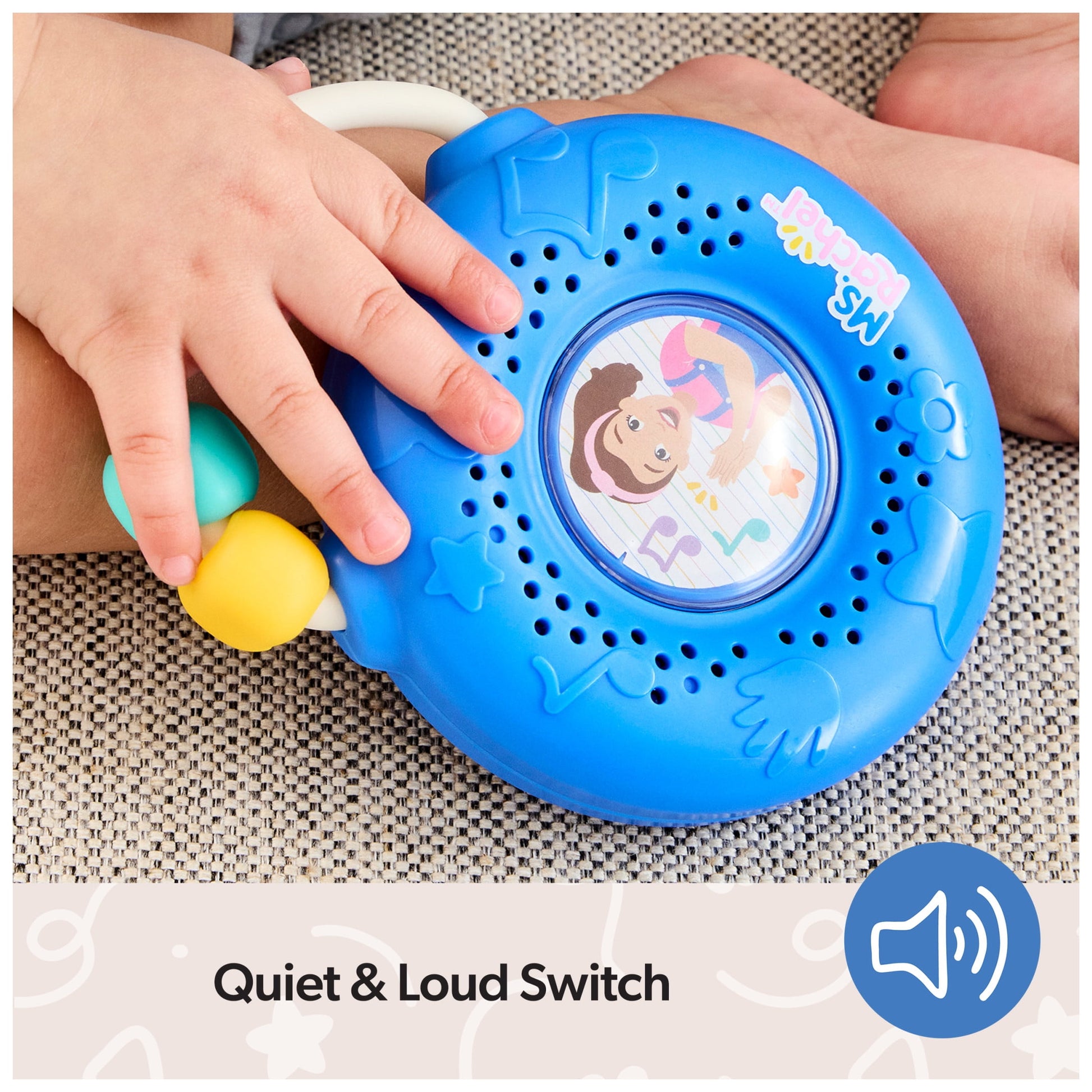 Ms. Rachel Electronic Sing-Along Song Player with 14 Musical Sounds, Kids Ages 1+