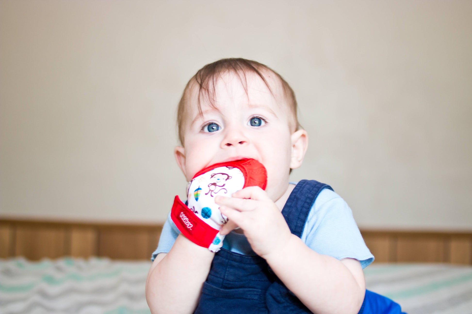 Nuby Baby Teething Mitten, Choose Character