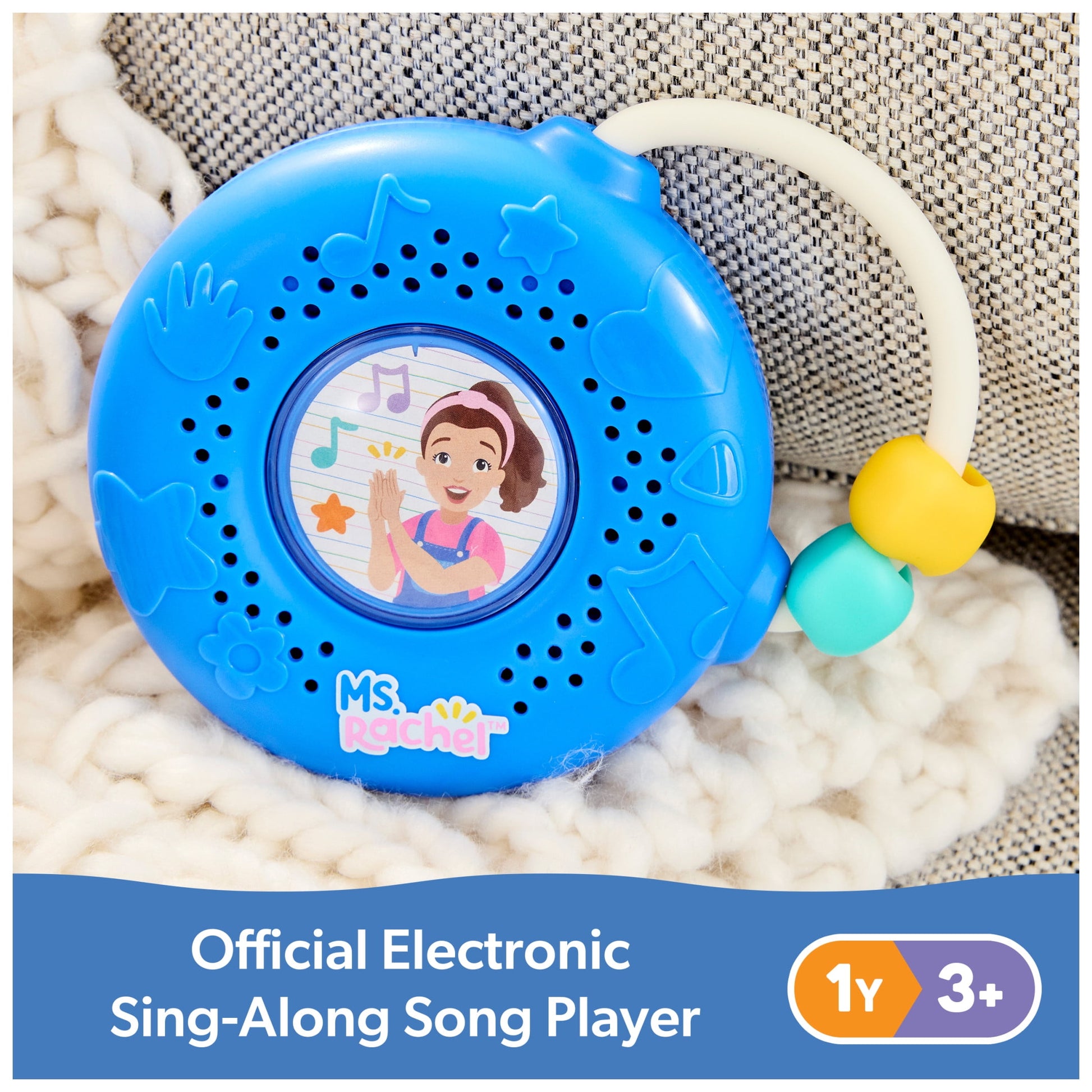 Ms. Rachel Electronic Sing-Along Song Player with 14 Musical Sounds, Kids Ages 1+