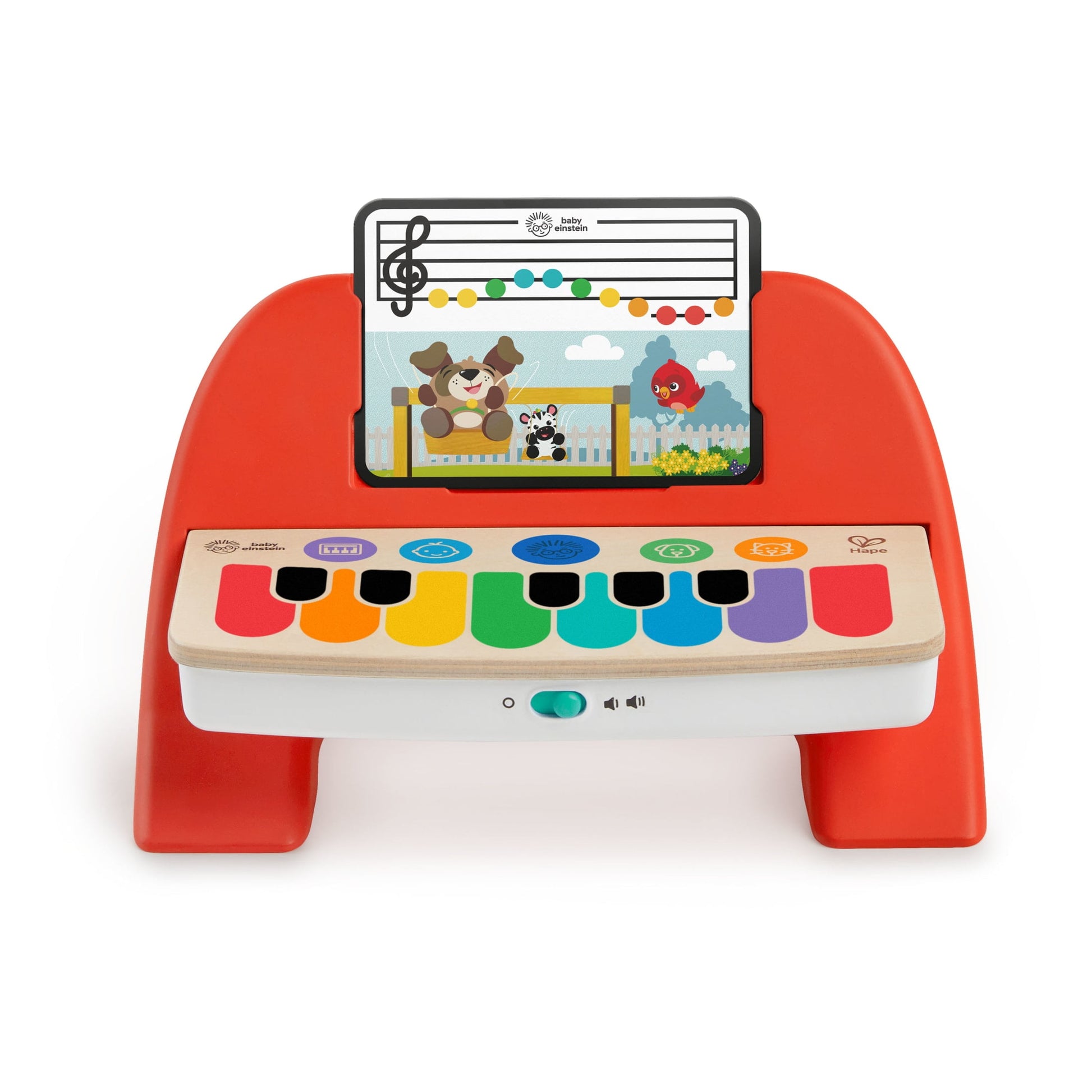 Baby Einstein Cal’s First Melodies Magic Touch Wooden Piano Musical Toy for Babies and Toddlers, 6 Months+